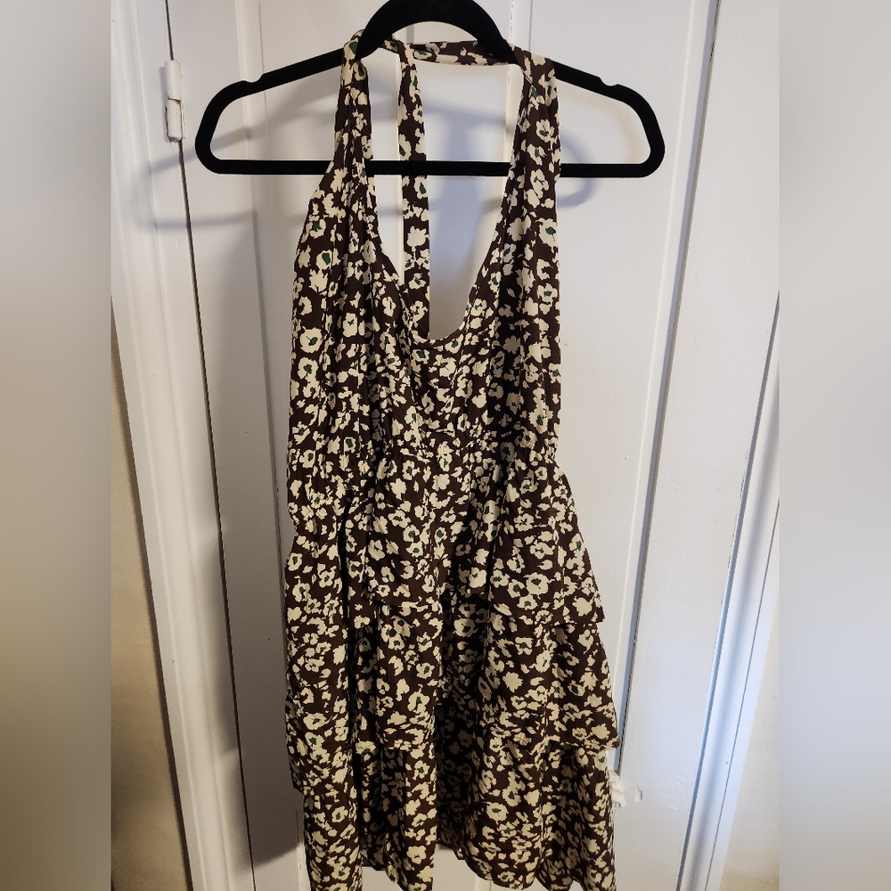 Prettygarden Floral Halter Dress XXL NWT